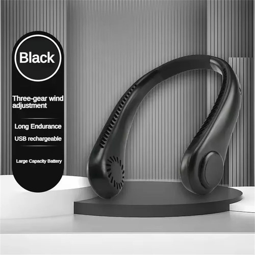 Portable bladeless neck - portable, fan