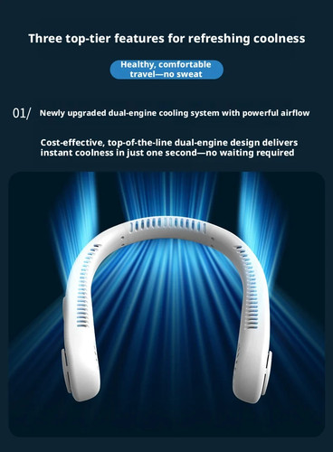 New ultra quiet neck - neck, fan