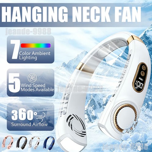 Neckband fan bladeless - fan, lazy