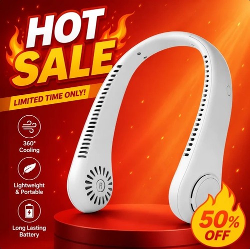Neckband fan bladeless - neckband, lazy