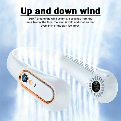 Wearable neck fan usb - neck,