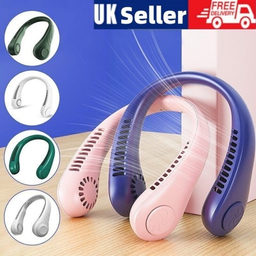 Mini fan neckband bladeless - neckband,
