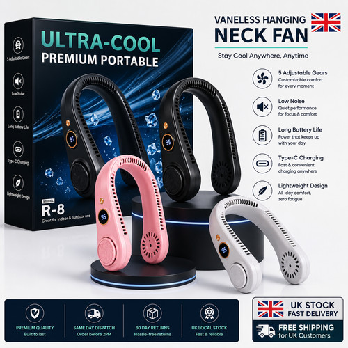 Ultra quiet neck fan - neck, 20000mah