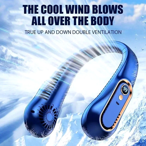 Neckband fan bladeless - fan, lazy