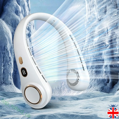 Portable bladeless neck fan - neck,