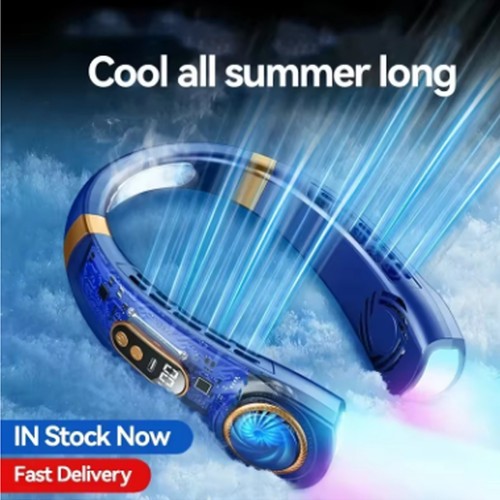Neckband fan bladeless - neckband, lazy